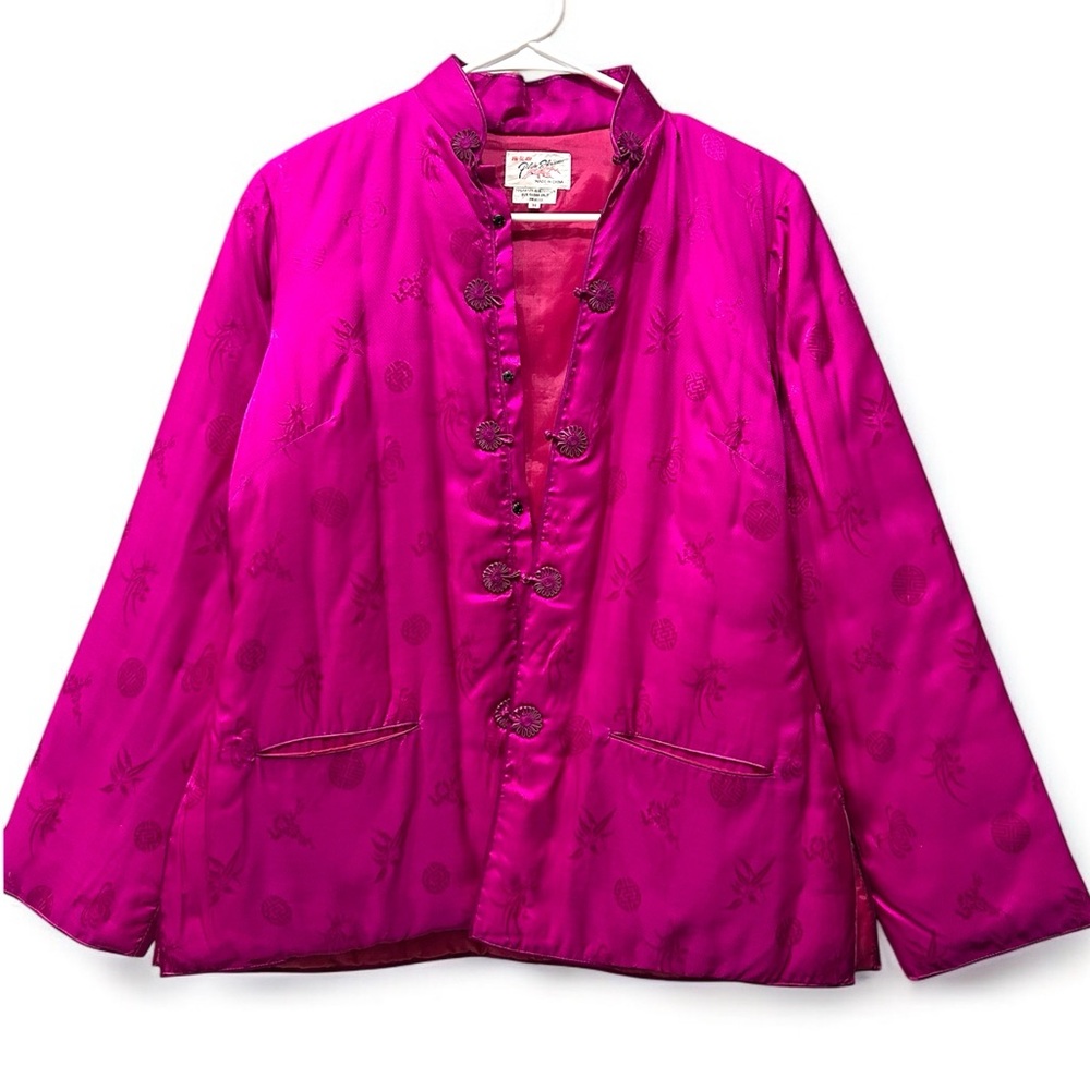 Vintage Women’s Plum Blossom Chinese Jacket - Size M